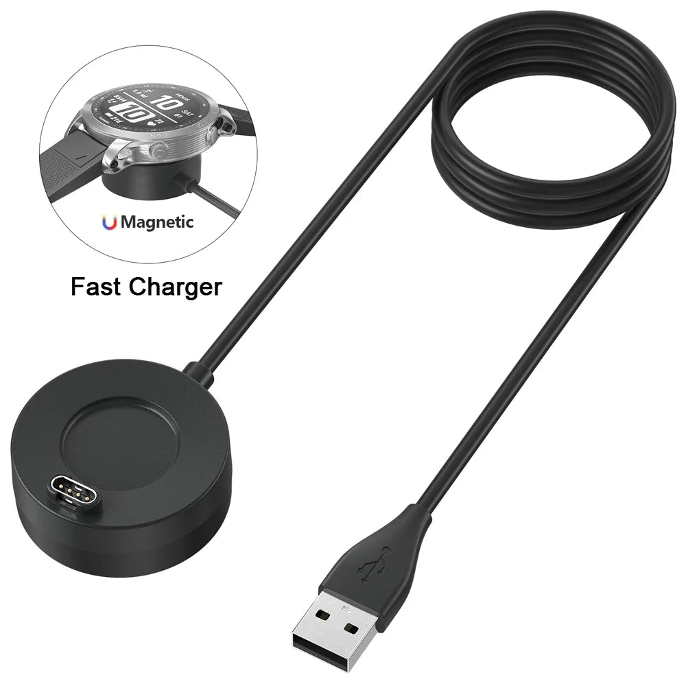 Magnetic Charger for Garmin Vivoactive Fenix Venu Forerunner