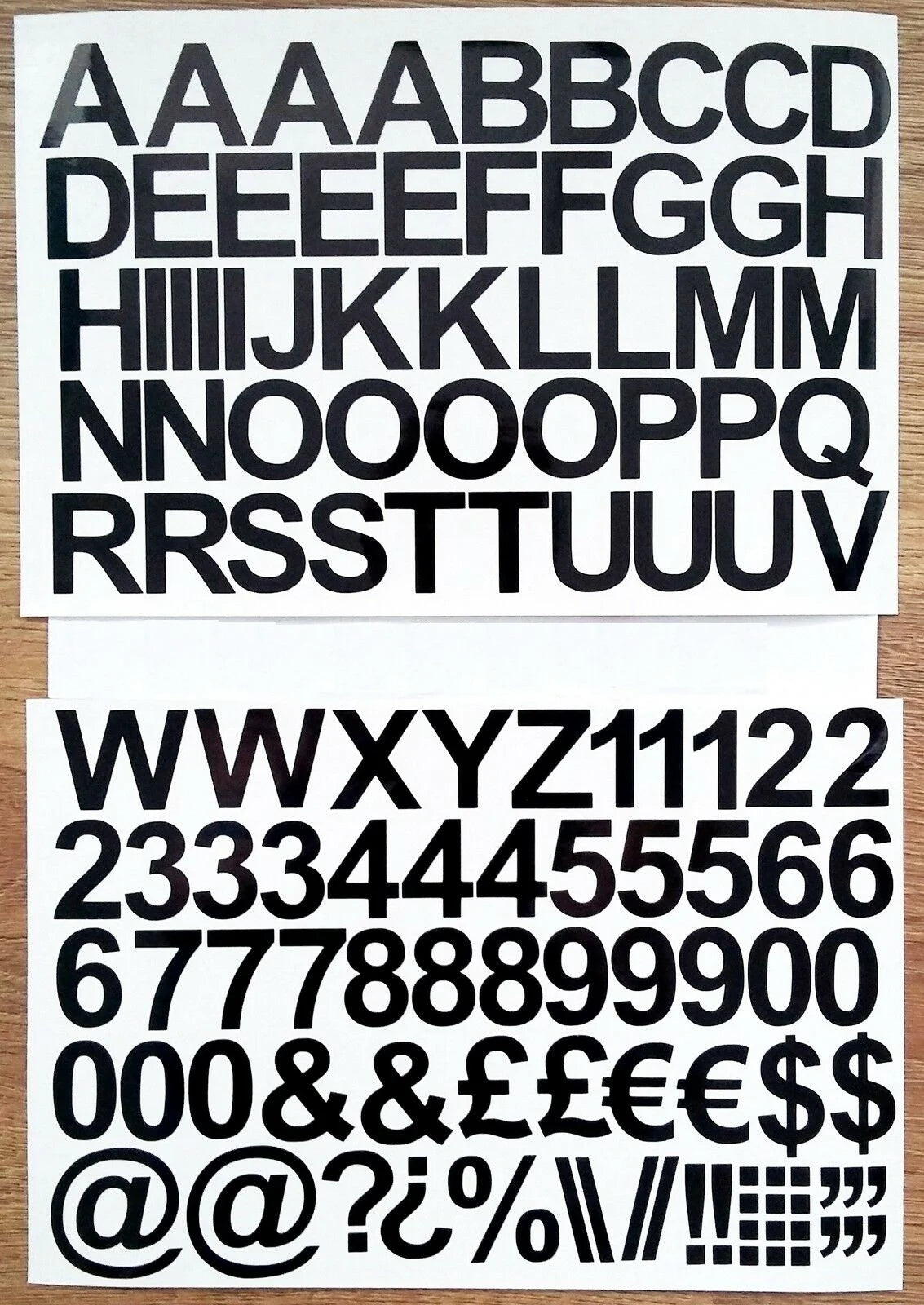 1", 2", 3" SELF ADHESIVE VINYL LETTERS & NUMBERS UPPER STICKERS CAR STICKER Peaceful Pleasures Health and Wellness