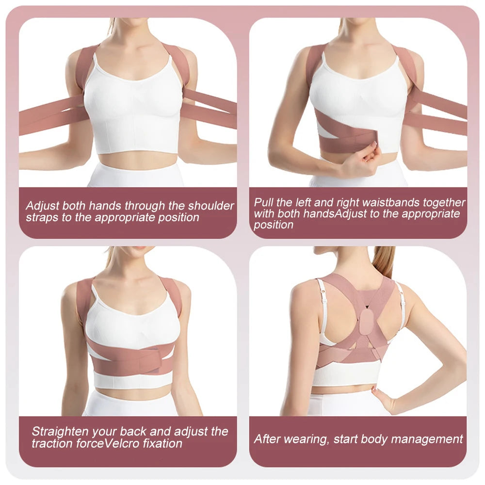 WEFITON Posture Corrector Back Brace | Shoulder & Spine Support Posture Corrector Brace Peaceful Pleasures Health and Wellness