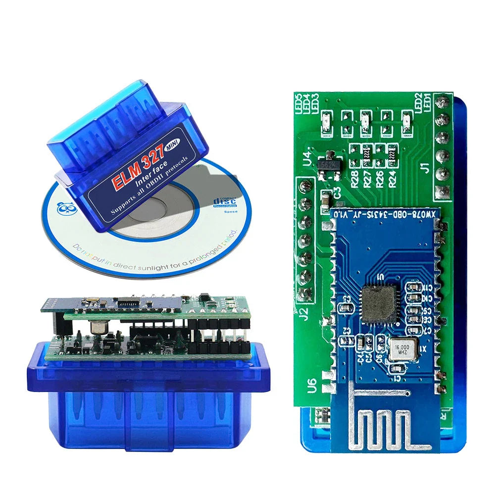 ELM327 V1.5 Bluetooth OBD2 Scanner – Dual PCB PIC18F25K80