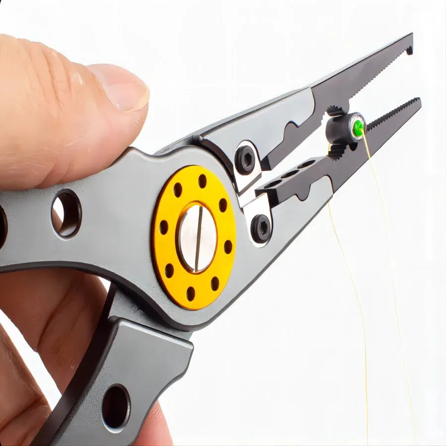 Fishing Pliers Line Cutter Multifunctional Knot Aluminum Alloy Scissors Hook Remover 150g 20CM Fishing Equipment Peaceful Pleasures Health and Wellness