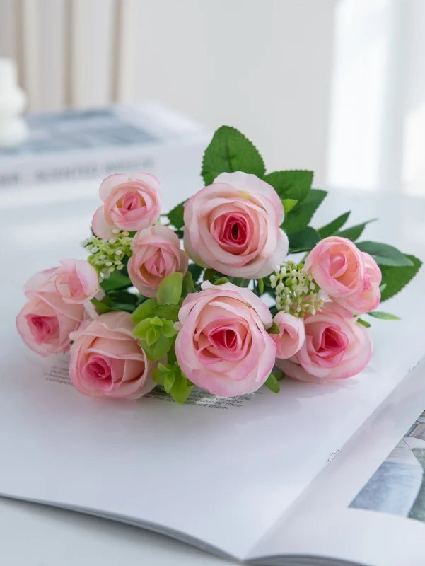Artificial Silk Rose Bouquet | Wedding & Home Décor Flowers