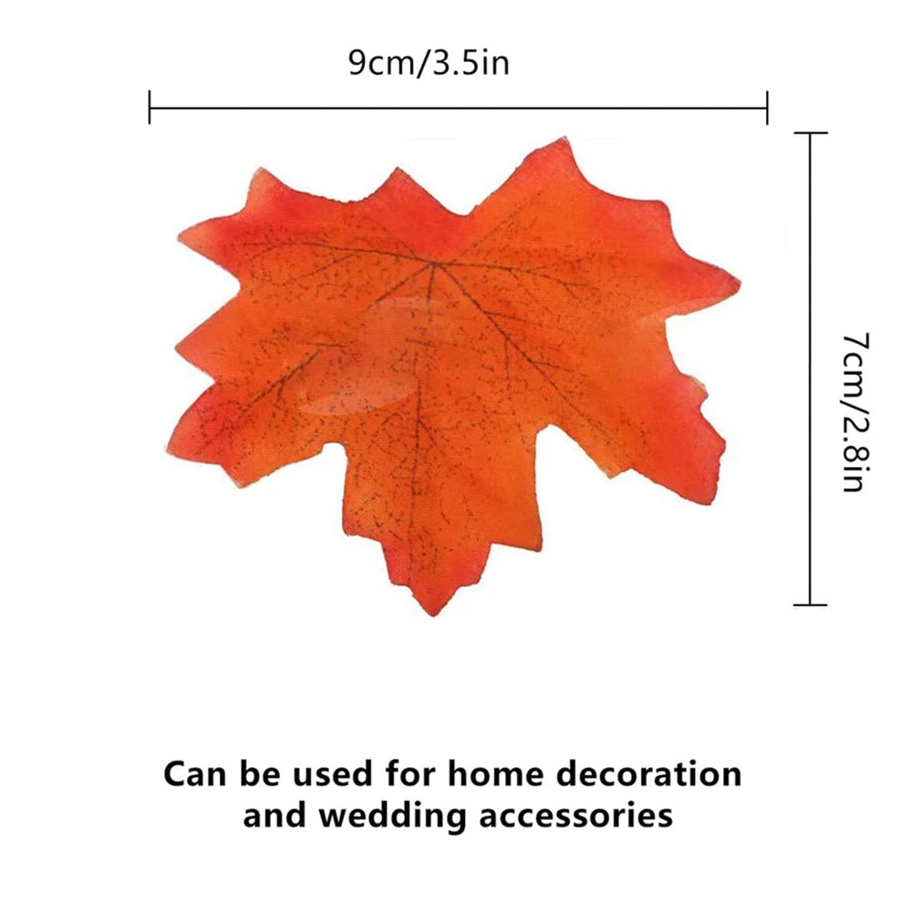 Silk Maple Leaf Artificial Flowers – Autumn Wedding & Home Decor