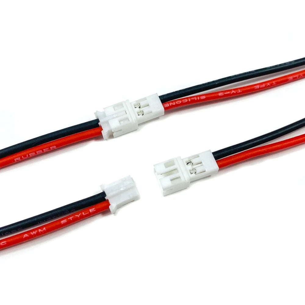 5/10/20/50/100Pairs Soft Silicone JST-PH 2.0 Male and Female Connector Cable 10cm for Battery JJRC H36 H67 Blade Inductrix E010 Peaceful Pleasures Health and Wellness