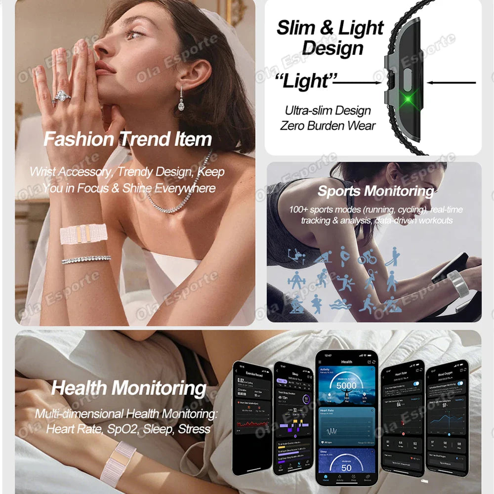 GPS Smart Watch – Heart Rate, HRV & Sleep Fitness Tracker