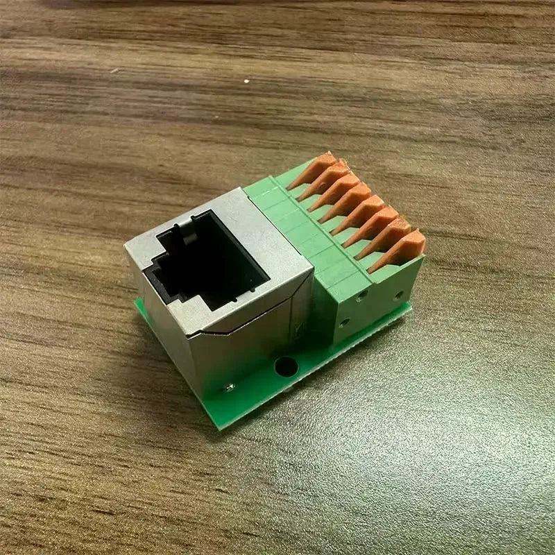 RJ45 Female Socket Adapter Board – Solder-Free Terminal Block Network Adapter Board Peaceful Pleasures Health and Wellness