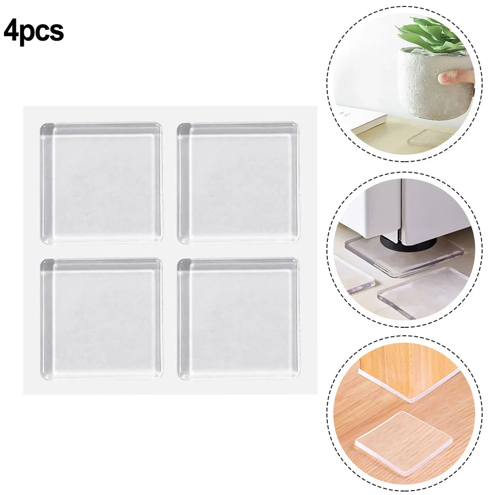 Transparent Anti Vibration Shock Absorbing Pad Mat Washing Machine
