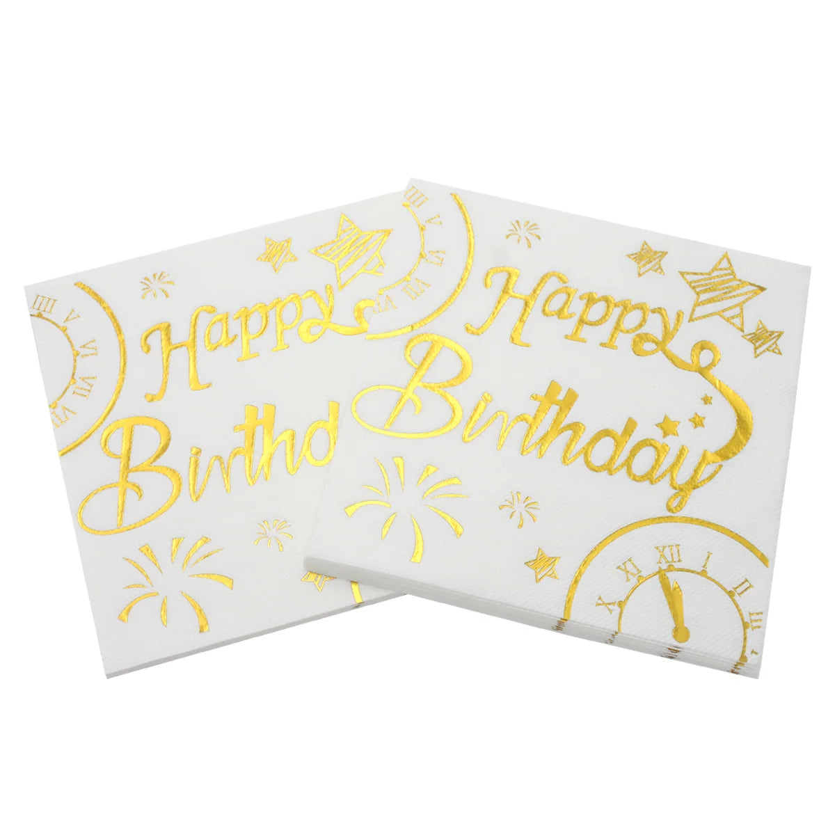 Gold Disposable Napkins of Cocktail for Mr and Mrs Birthday or Wedding Perfect for Parties and Elegant Dining Occasion Peaceful Pleasures Health and Wellness 2 Bag White