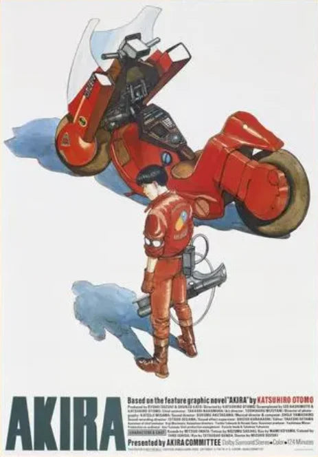 Akira Anime Retro HD Canvas Wall Art Poster | Japan Print