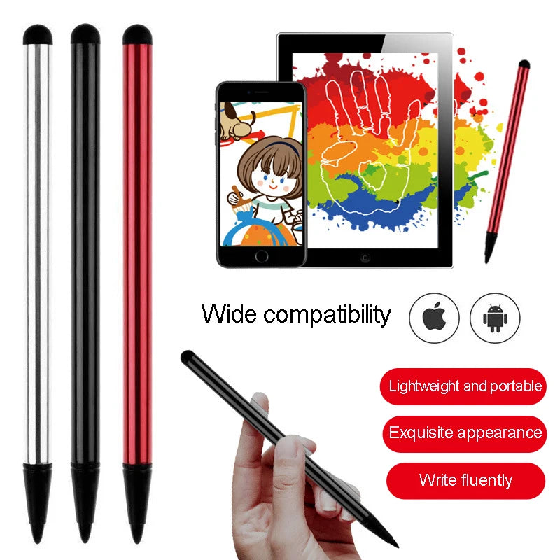 Resistive Screen Universal Dual-purpose Handwriting Touch Screen Accessory Metal Electrostatic Capacitive Pencil Tablet iphone Peaceful Pleasures Health and Wellness