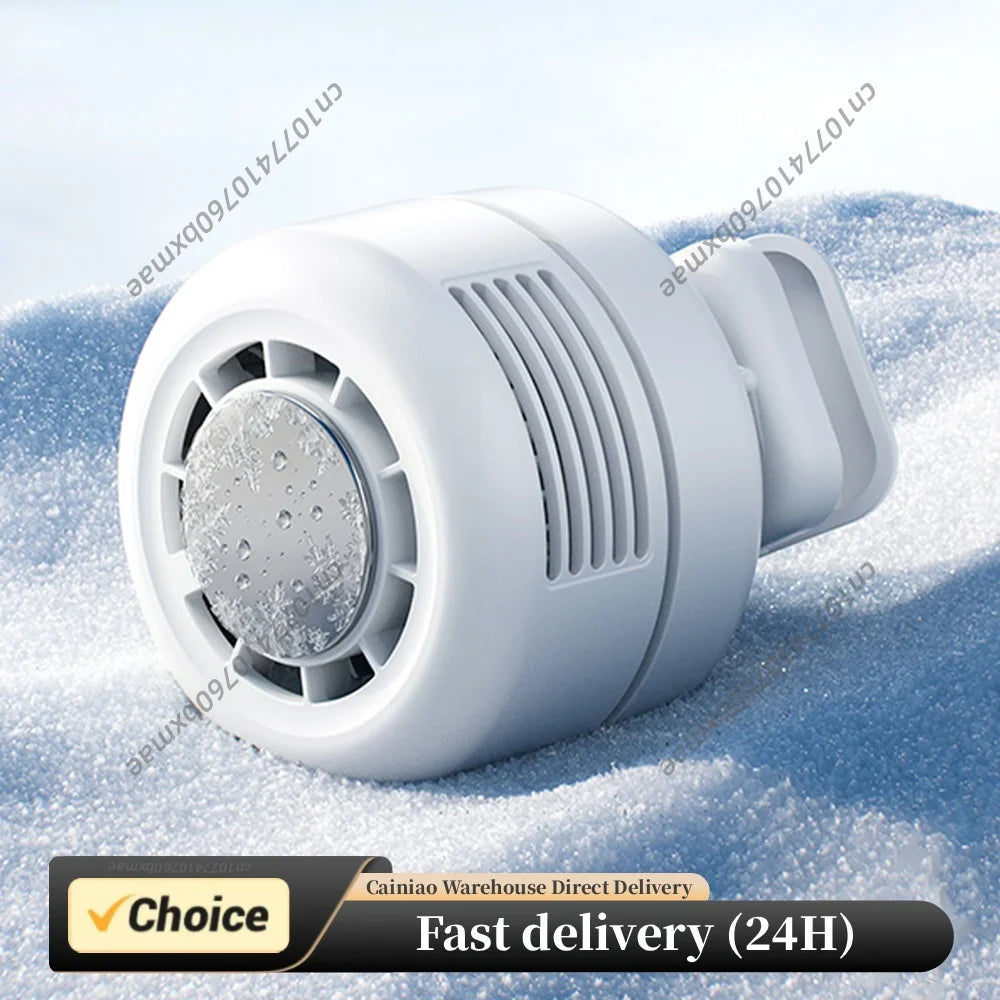 Silent Mini Electric Fan 3 Speed Adjustable Cooling Fan 1800mAh Battery Type-C Rechargeable for Office Camping Travel Outdoor Peaceful Pleasures Health and Wellness