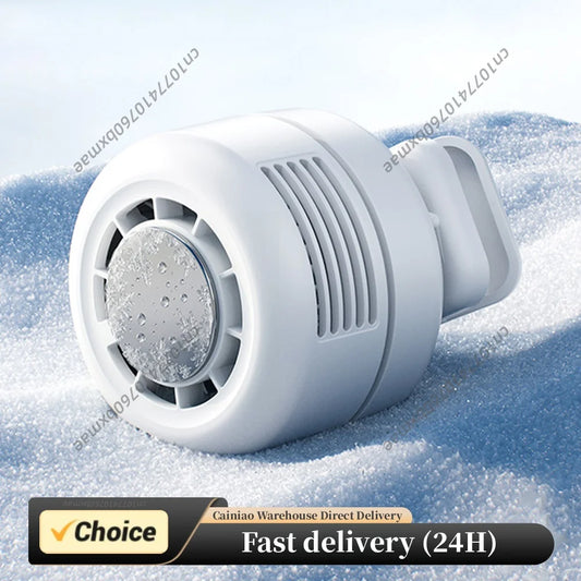 Silent Mini Electric Fan 3 Speed Adjustable Cooling Fan 1800mAh Battery Type-C Rechargeable for Office Camping Travel Outdoor Peaceful Pleasures Health and Wellness