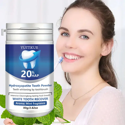 20% Hydroxyapatite Tooth Powder | Whitening & Enamel Repair Tooth Whitening Powder Peaceful Pleasures Health and Wellness Default Title
