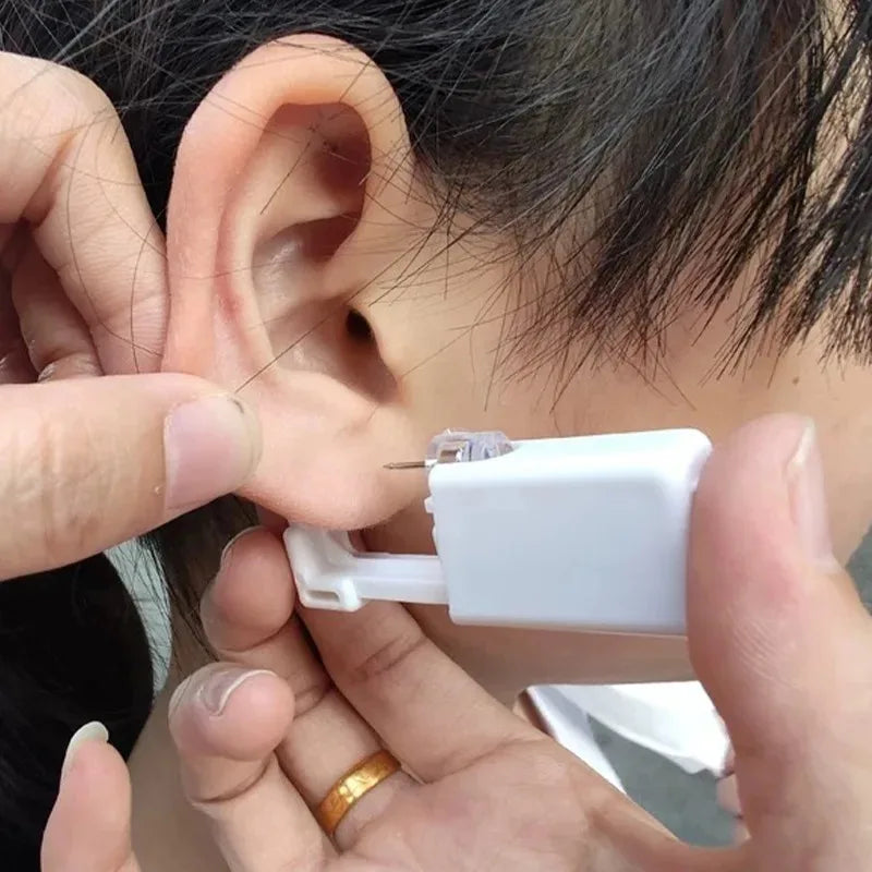 Disposable Sterile Ear Piercing Gun Kit – Safe for Women & Men