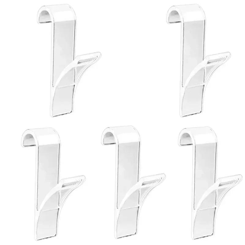 Radiator Towel Hanger Hooks – Clip-On PS Plastic Storage Hooks (1–5 pcs)