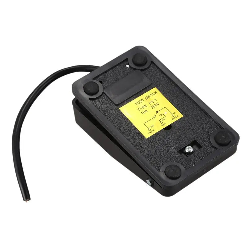 A36T-3X 250V 10A SPDT Nonslip Plastic Momentary Electric Power Foot Pedal Switch Peaceful Pleasures Health and Wellness