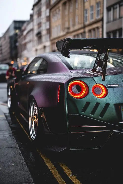 Sports Car Canvas Wall Art | Modern Unframed Poster Print