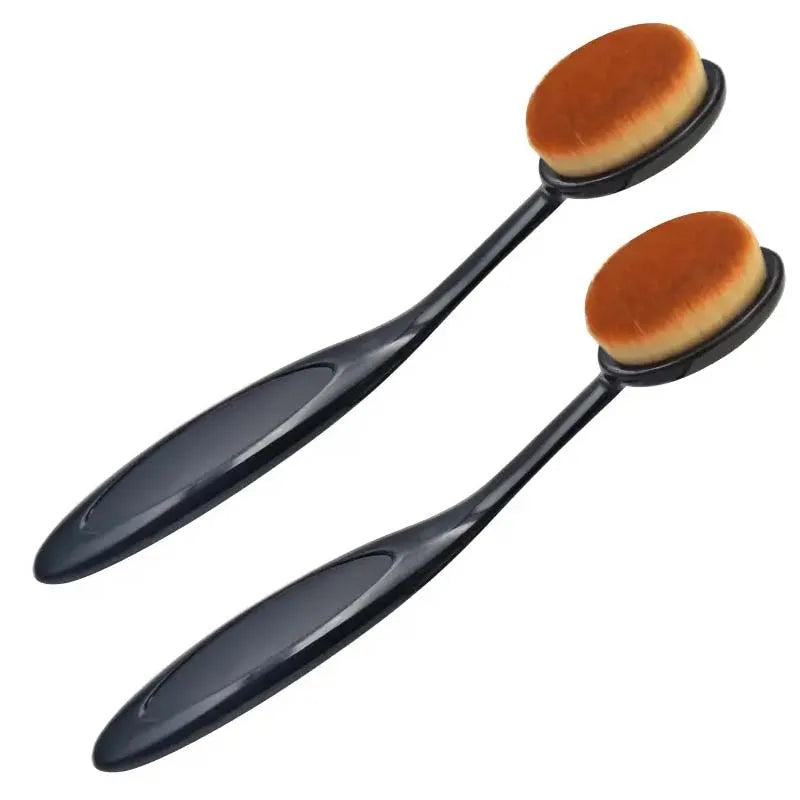1/2/5/10PCS Large Foundation Brush Toothbrush Shape Makeup Make Up Tool Get Fast Even Application of Creams and Powders Cosmetic Peaceful Pleasures Health and Wellness 2pcs