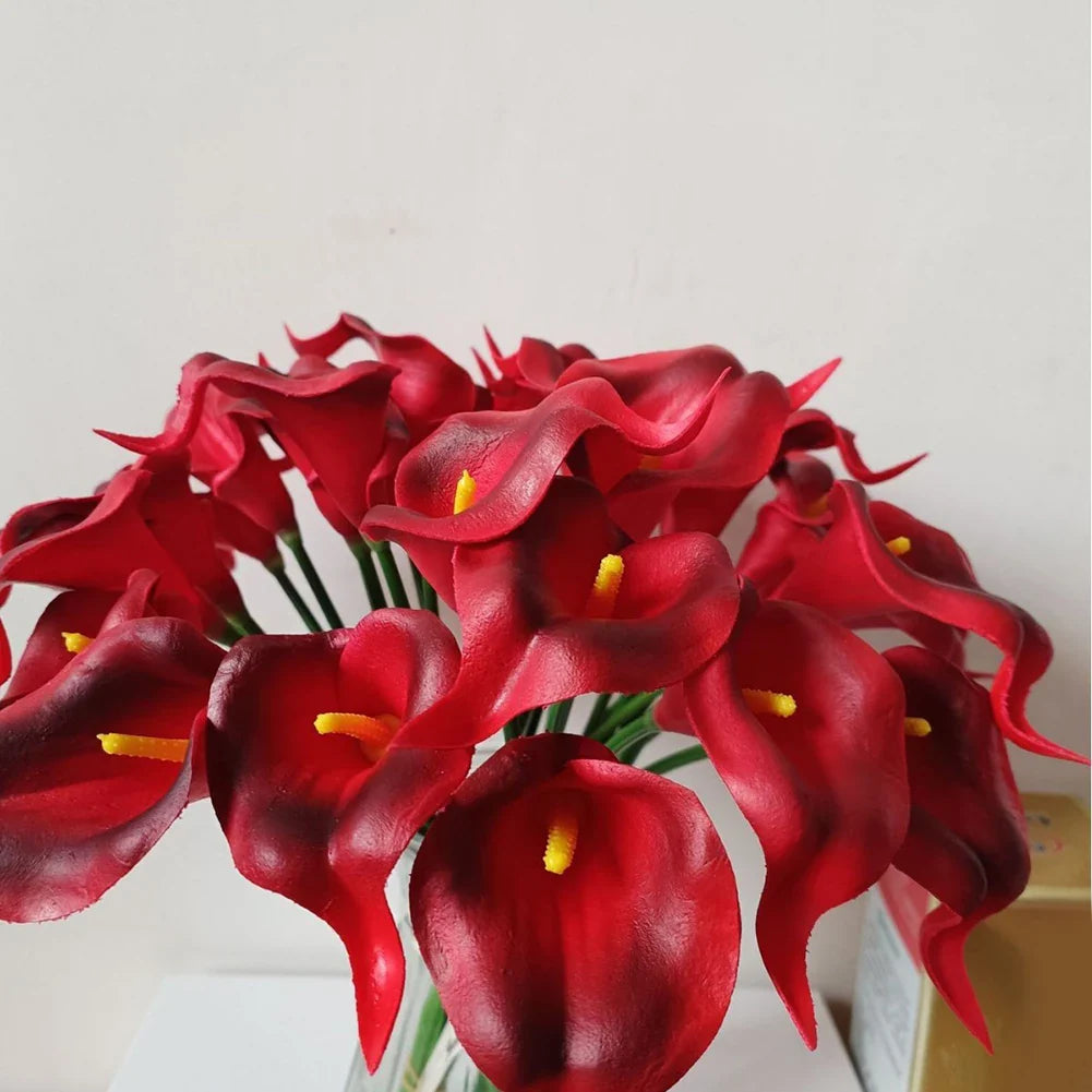 Calla Lily Artificial Bouquet – Wedding & Home Decor Flowers