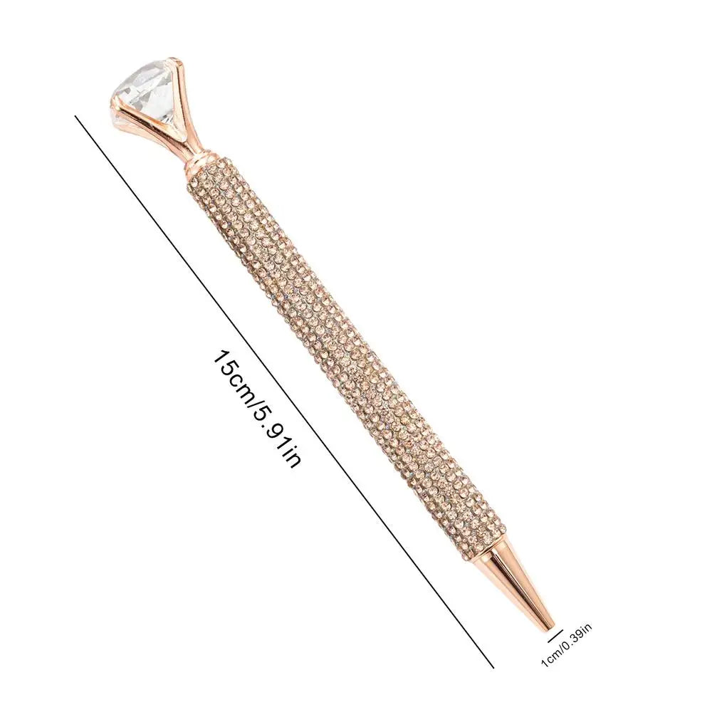 Bulk Rhinestone Pens Sparkly Crystal Gel Pen Large Gem Bling Writing Tool For Teacher Nurse Coworker Friends, Office Desk Peaceful Pleasures Health and Wellness 01
