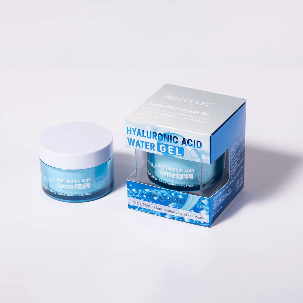 Hyaluronic Acid Hydrating Water Gel/Moisturizing Facial Cream Daily Face Moisturizer for Dry Skin Improve Dryness 50g Peaceful Pleasures Health and Wellness
