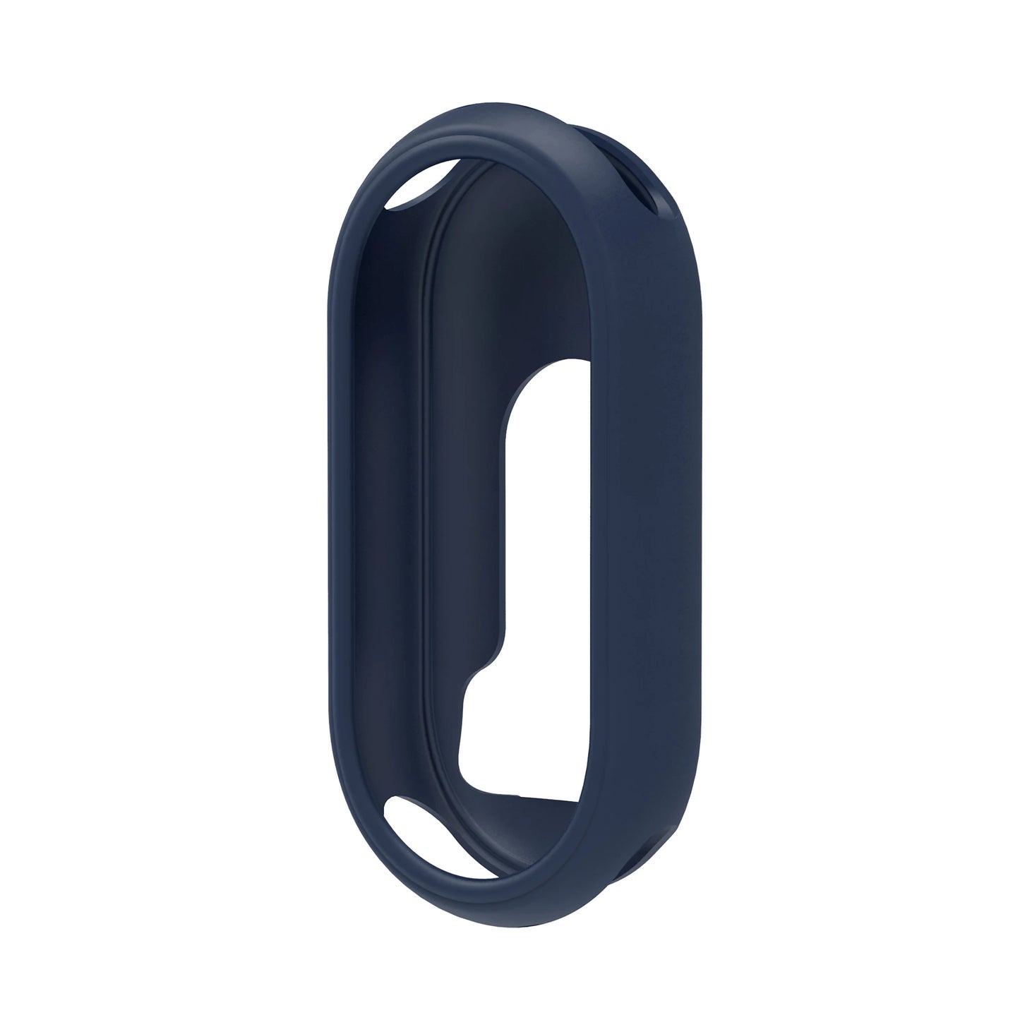 Silicone Case for Xiaomi Mi Band 8/9/10 NFC Shockproof Cover Peaceful Pleasures Health and Wellness Dark Blue For Mi Band 8 9 10