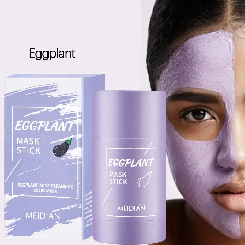 Green Tea & Eggplant Mud Mask Stick – Deep Clean & Moisturize
