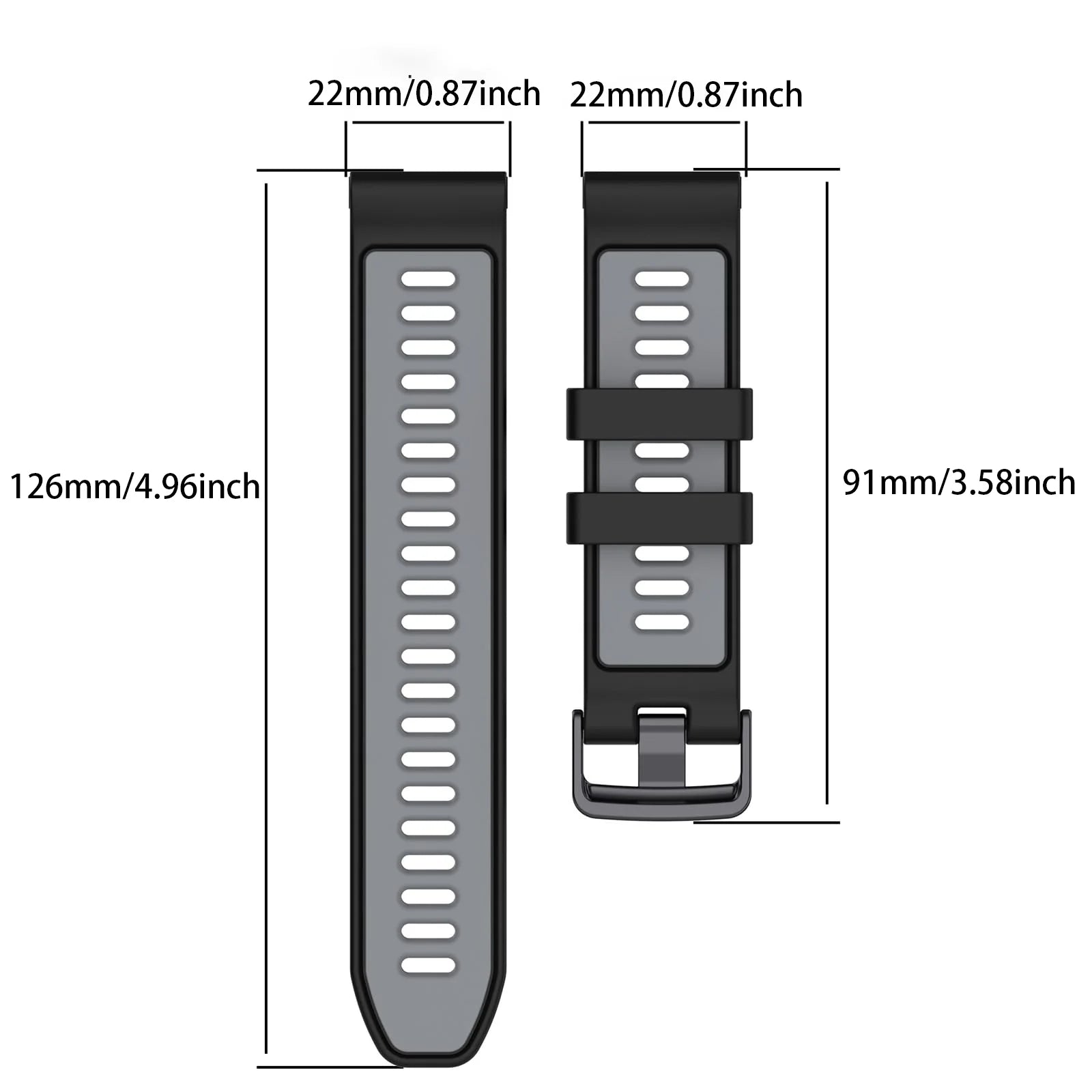 2-in-1 Silicone Case & Strap for Garmin Forerunner 965 Peaceful Pleasures Health and Wellness