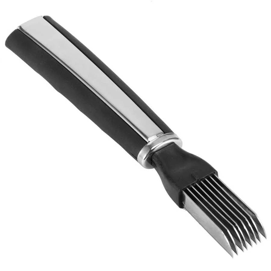 Multi Functional Scallion Shred Cutting Stainless Steel Scallion Artifact for Kitchen Household Use Scallion Cutting Tool Slicer Peaceful Pleasures Health and Wellness A