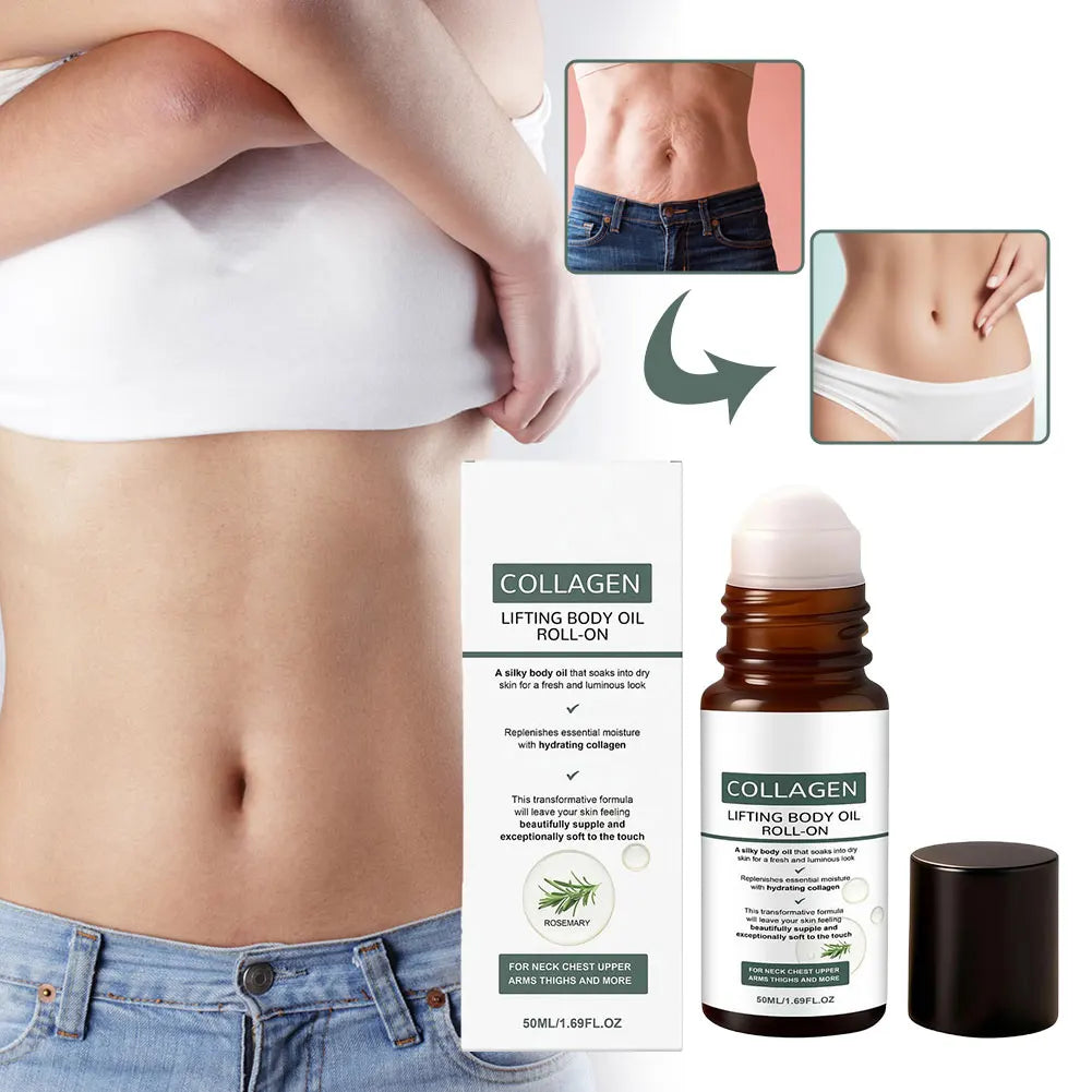Collagen Lifting Body Oil Roll-On | Firming & Fragrance 50ml