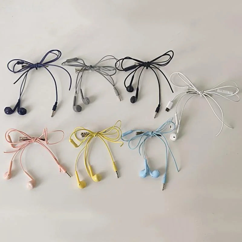 Y2K Headphone Bow Hair Clip | Punk Style for Women & Girls