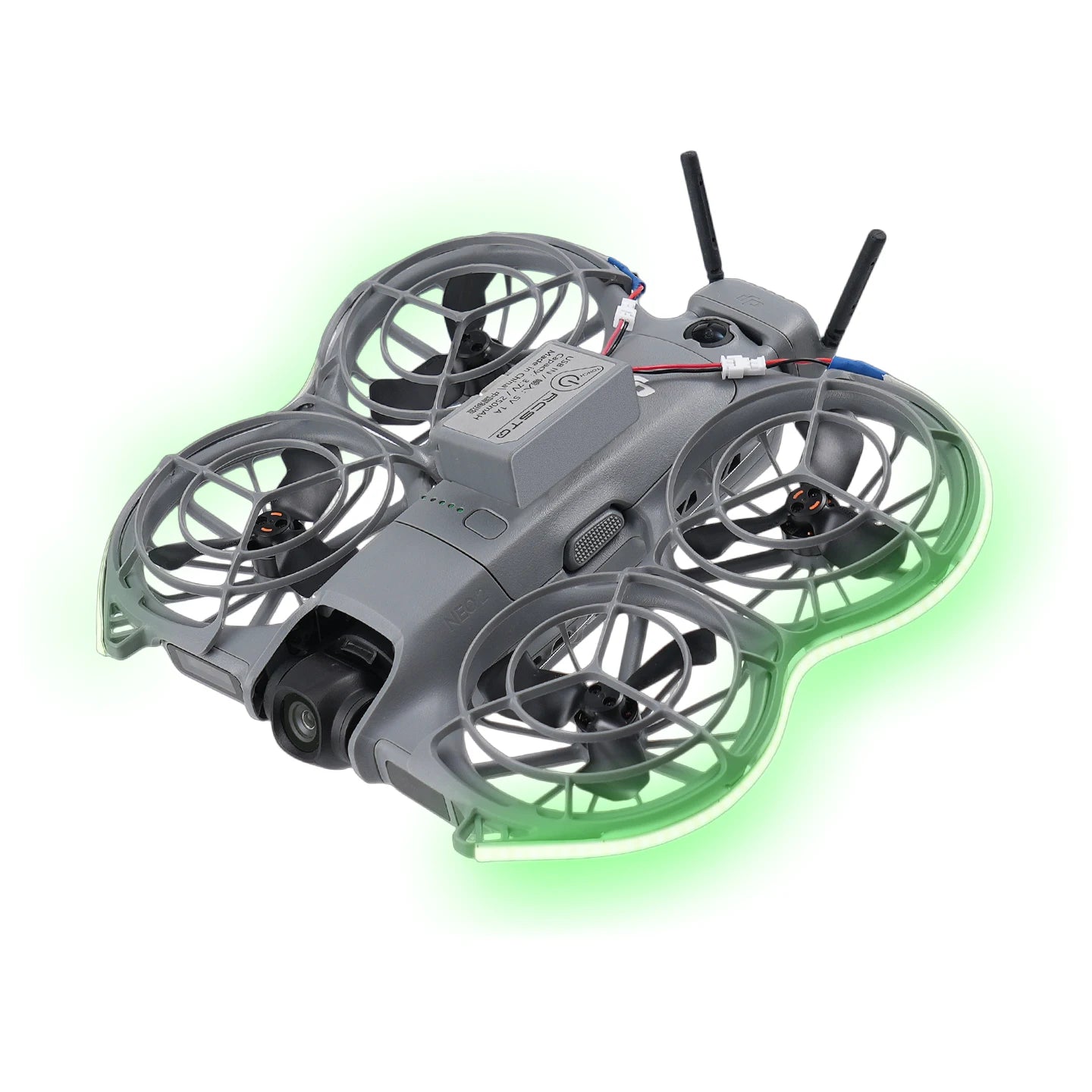 LED Night Flight 3-Level Brightness Adjustable For DJI Neo2 Light Strip Waterproof Lamp Belt For DJI Neo2 Drones Accessories Peaceful Pleasures Health and Wellness green