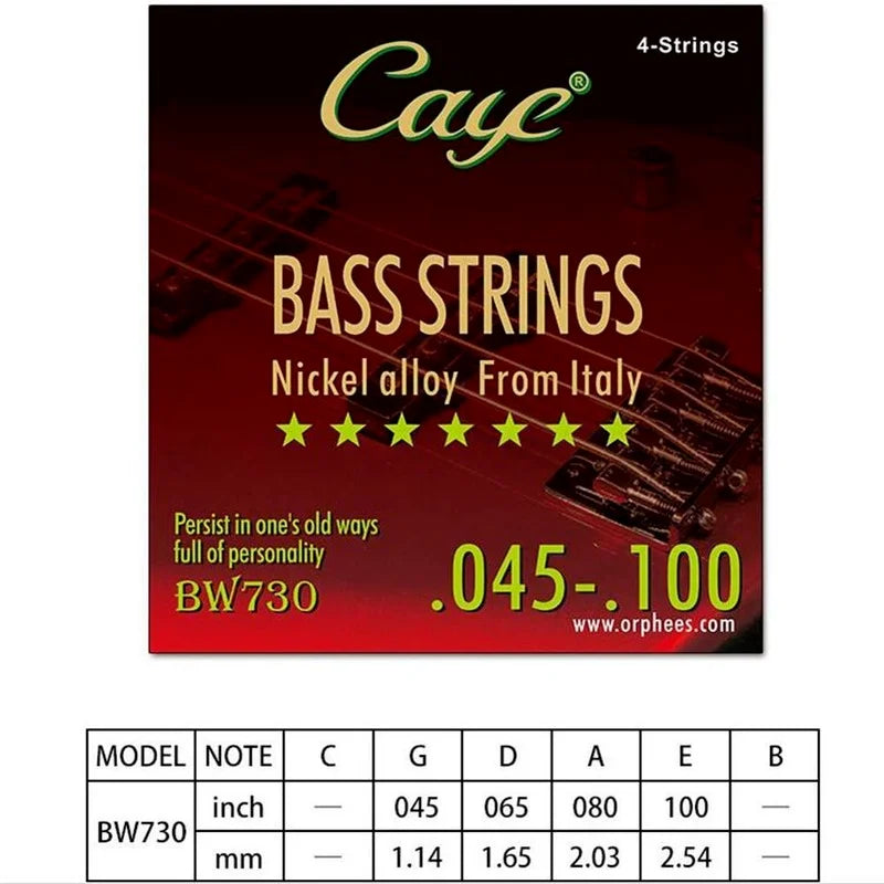 CAYE 4 5 Strings Electric Bass Hexagonal Steel Core Inner Wire