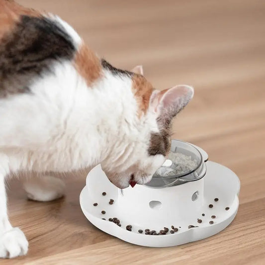Dog Puzzle Slow Feeder – Interactive Treat Dispenser Bowl Dog Puzzle Feeder Peaceful Pleasures Health and Wellness GRAY CN