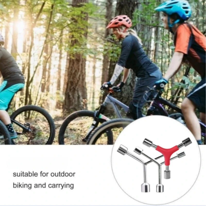2PCS Y Shape Socket Wrench Bike Allen Wrench Internal Hexagon Wrenches 8/9/10mm 8/10/12mm MTB Road Bicycle Cycling Hex Key Tools Peaceful Pleasures Health and Wellness