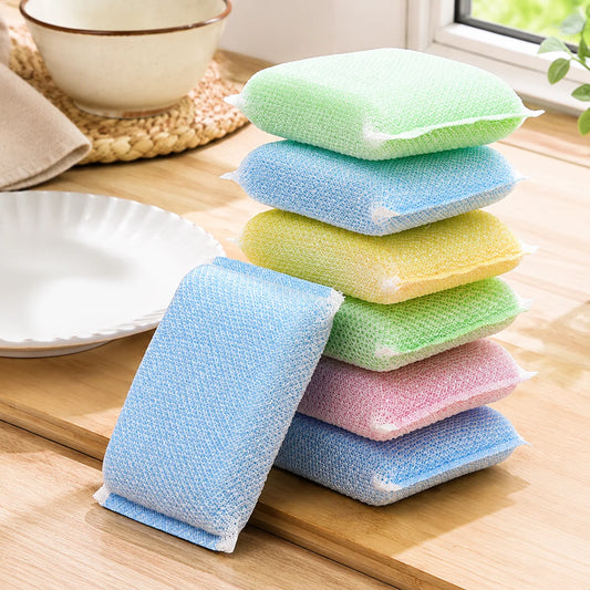 Double-Sided Kitchen Scrubber Sponge | Dishes, Pots & Pans Kitchen Scrubber Sponge Peaceful Pleasures Health and Wellness