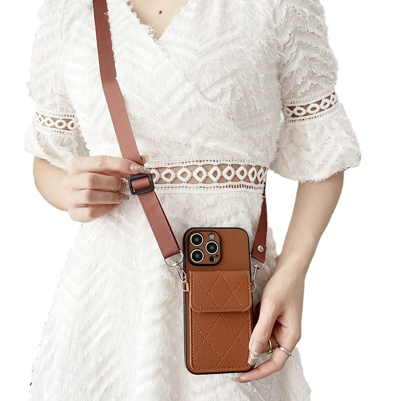 case for iphone 16pro max for iphone magsafe card wallet for iphone case with card storage case for iphone 15pro max with pocket Peaceful Pleasures Health and Wellness Brown iPhone17 Pro Max