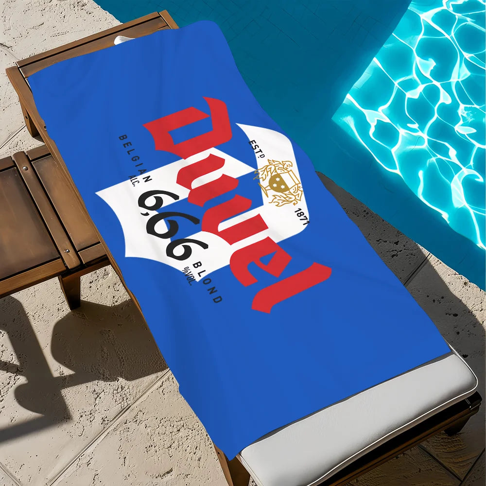 Duvel Beer Quick-Dry Large Beach Towel | Pool, Gym & Travel