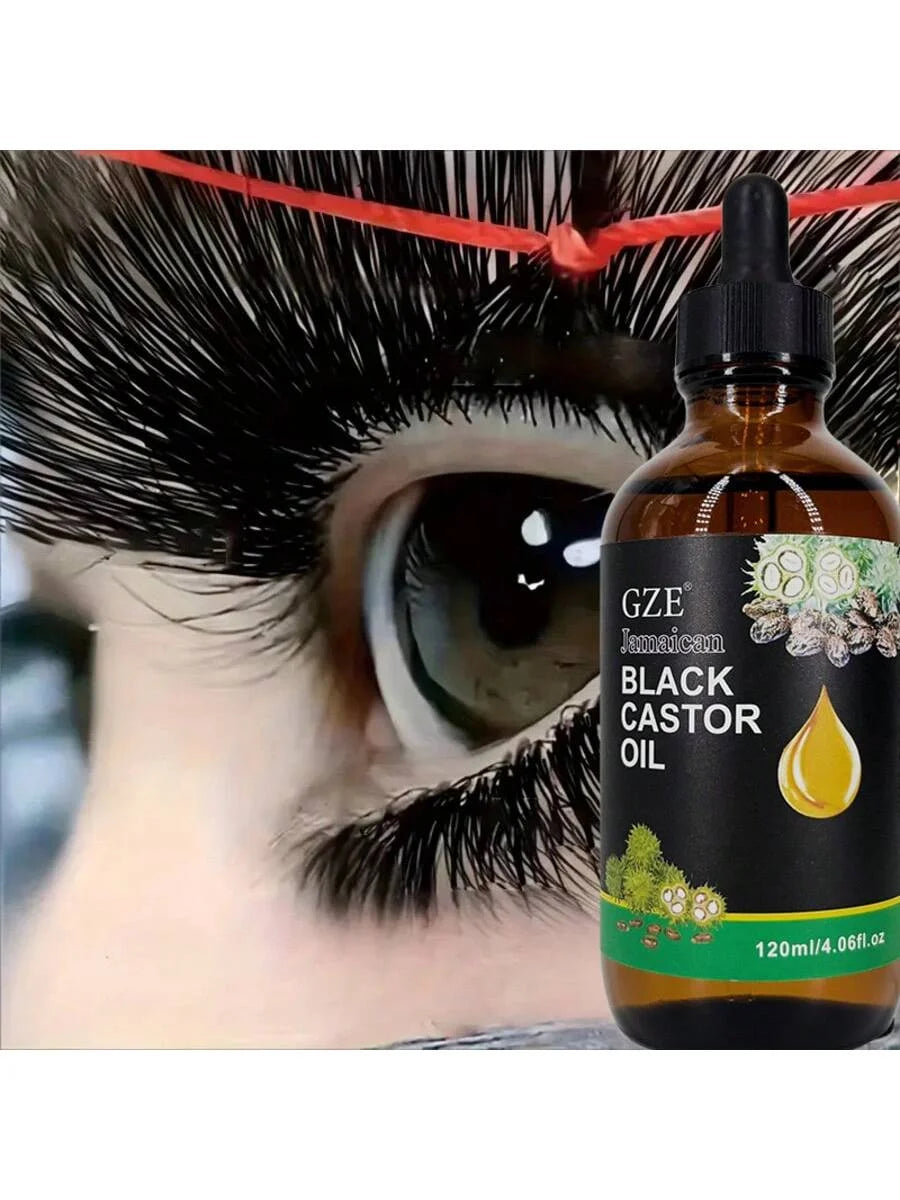 GZE Jamaican Black Castor Oil – Hair, Lash & Scalp Care Hair & Lash Oil Peaceful Pleasures Health and Wellness