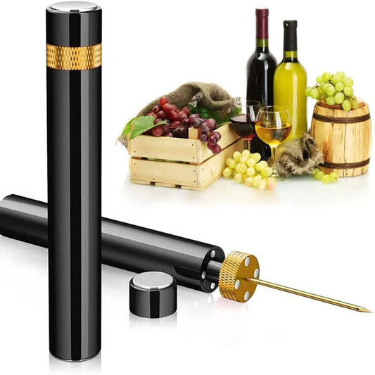 Portable Wine Opener Wine Air Pressure Pump Bottle Corkscrew Opener Tools Bar Accessories for Home Restaurant Party Wine Lovers Peaceful Pleasures Health and Wellness