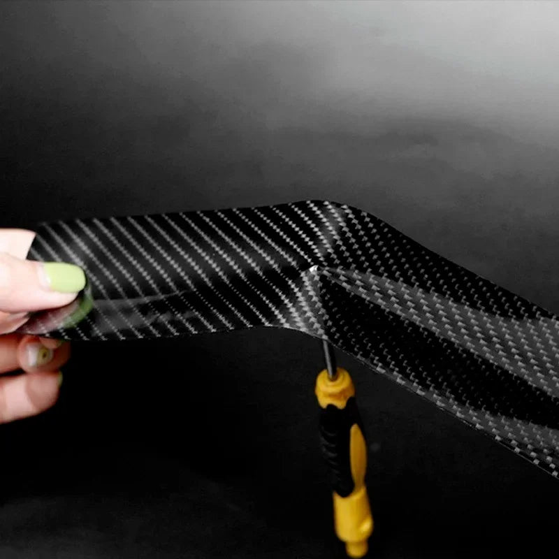Carbon Fiber Car Protective Film Tape | Anti-Scratch Door Sill