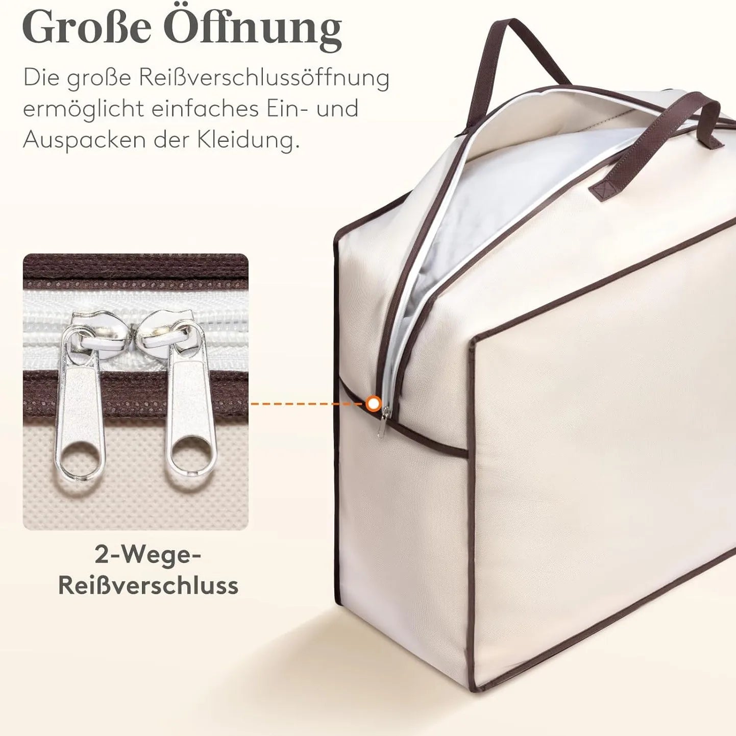 Extra Large Moving Bags | Heavy-Duty Storage Tote with Zipper