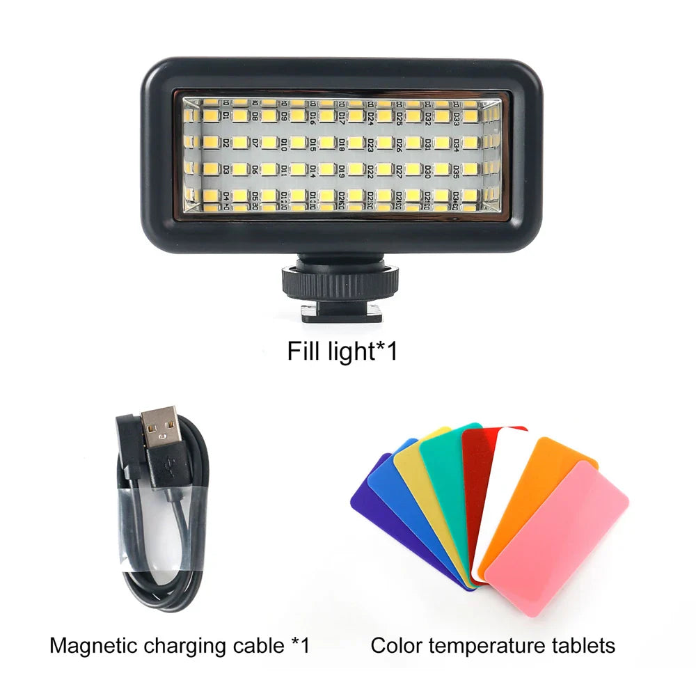 VeFly 40M Waterproof Underwater LED Fill Light | GoPro & DJI