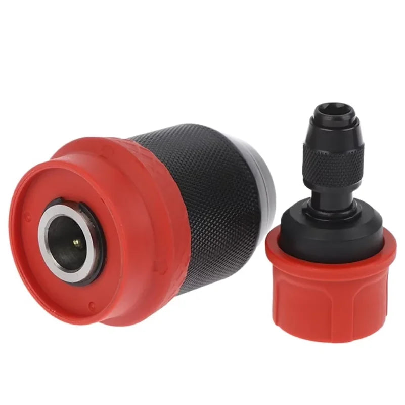 Quick Release Keyless Drill Chuck Adapter – 6.35mm Hex Shank