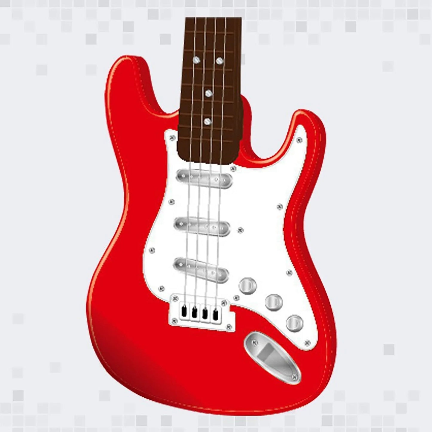 17" Kids Electric Guitar Toy – 4 String Musical Instrument