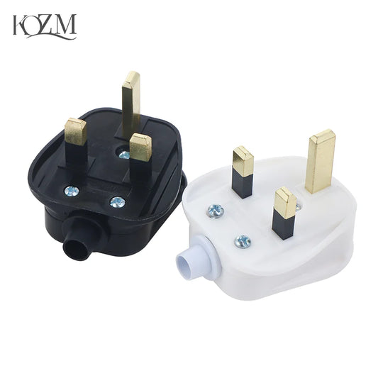 UK Type G 13A Fused 3-Pin Mains Plug – Rewirable Connector Mains Power Plug Oasis Select