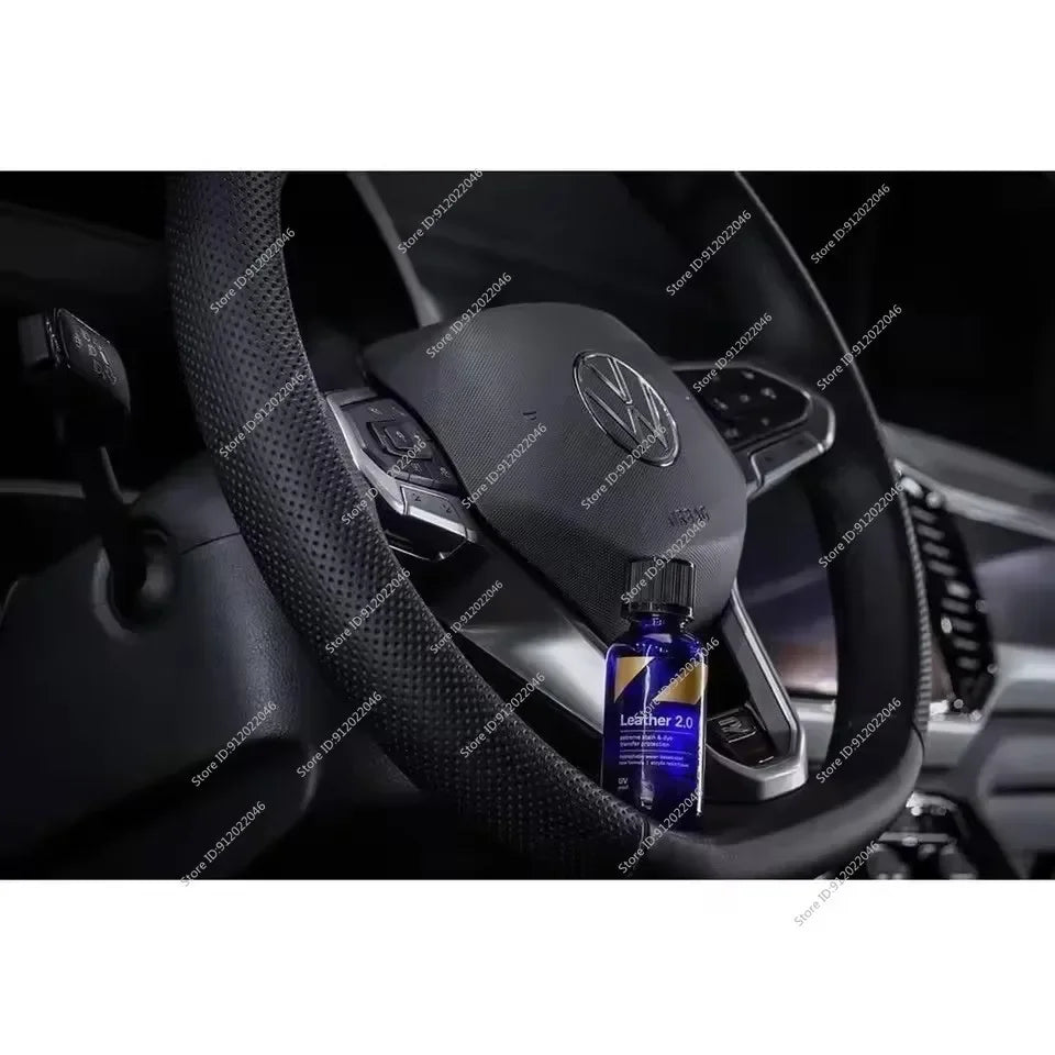 For CAR CQUARTZ Leather 2.0 Hydrophobic Oil Phobic Safe on Car Leather Resistance To UV Denim Dye Coloring Abrasion Stains Peaceful Pleasures Health and Wellness