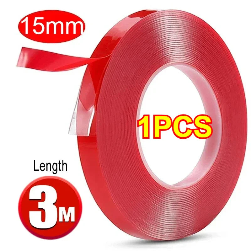 Nano Double-Sided Adhesive Tape – Transparent, Reusable, Waterproof