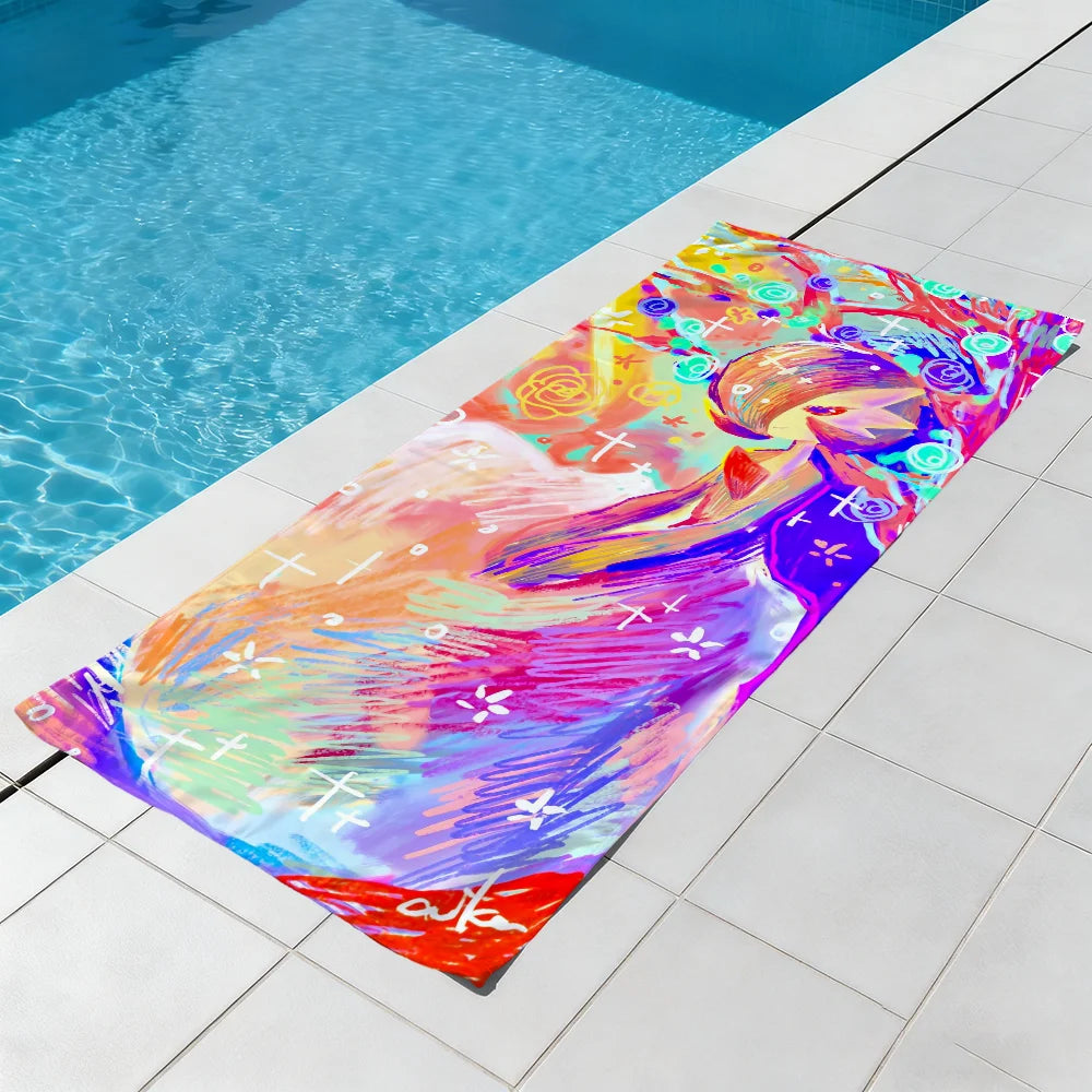Quick-Dry Beach Towel | Soft & Absorbent – Travel, Gym, Camping Quick-Dry Beach Towel Peaceful Pleasures Health and Wellness