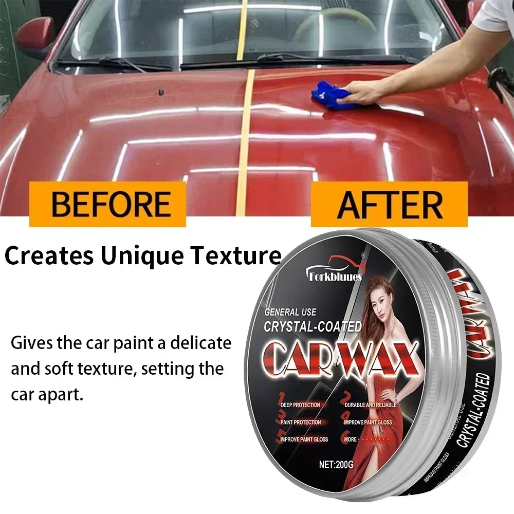 Natural Brazilian Carnauba Wax Paint Beauty Polish and Stain Removal Anti-scratch Car Wax Coating Solid Car Wax Peaceful Pleasures Health and Wellness